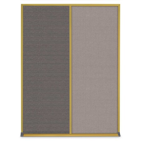 United Visual Products Single Door Radius Corkboard, 24"X36", W UV8001-WHITE-COBACC